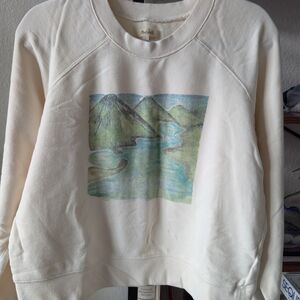 Madewell Cream Knit Top